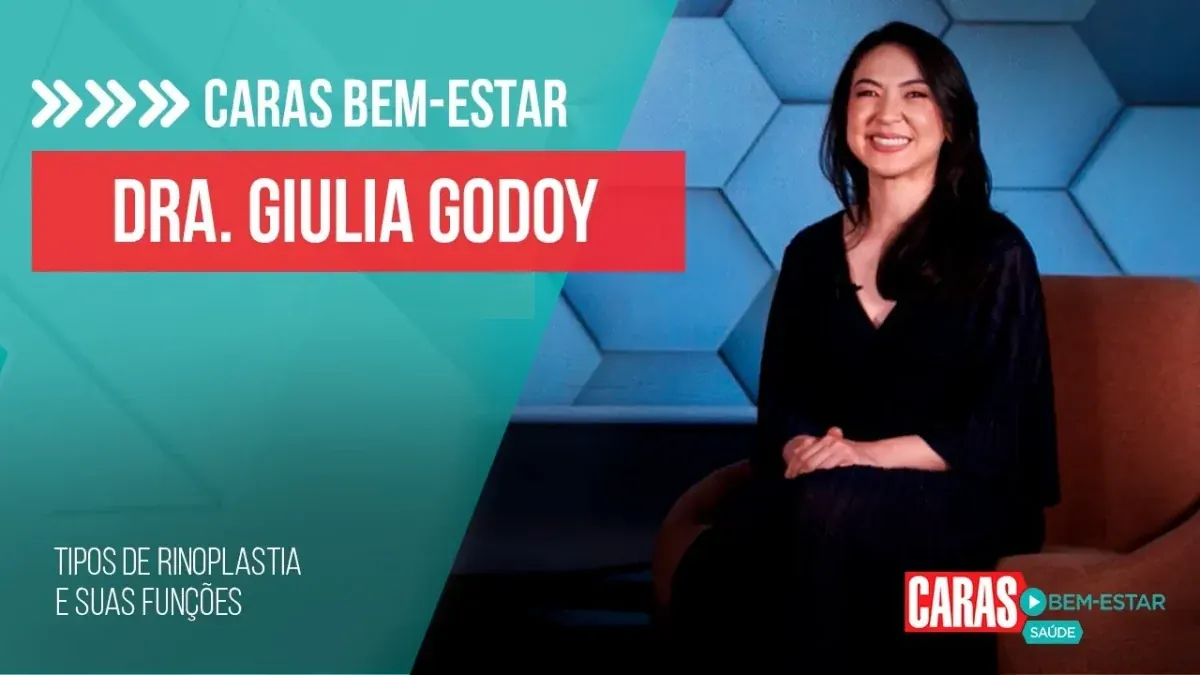 Capa do vídeo Caras Bem-Estar: Dra. Giulia Godoy explica os tipos de rinoplastia